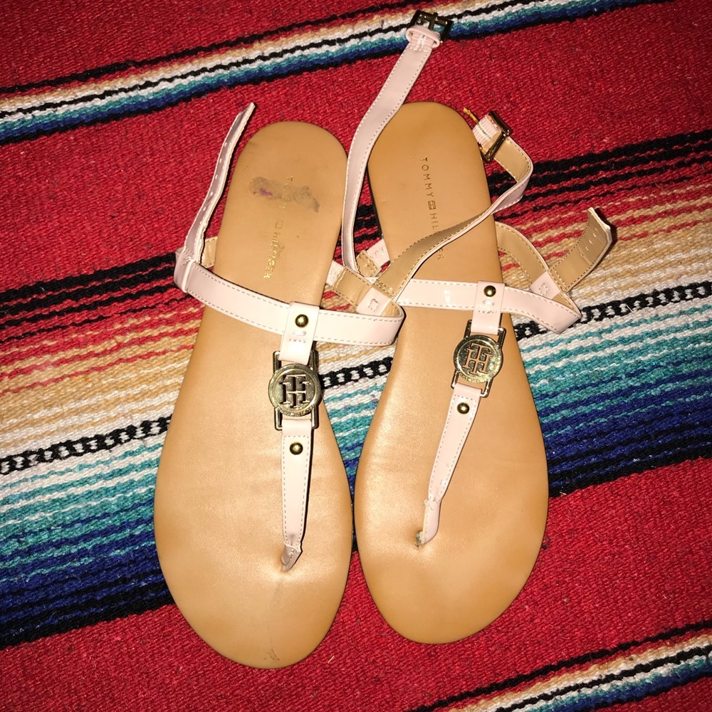 pink sandals